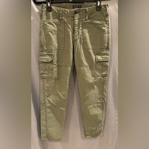 Abercrombie & Fitch Boyfriend Cut Olive Cargo Pants